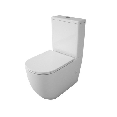 Унитаз-компакт безободковый с сиденьем микролифт LINK SH0103 SHRUDERS фото в интернет-магазине Русалия