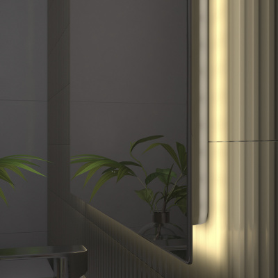 Зеркало Quadro Comfort 120х100 на взмах руки Vigo фото в интернет-магазине Русалия