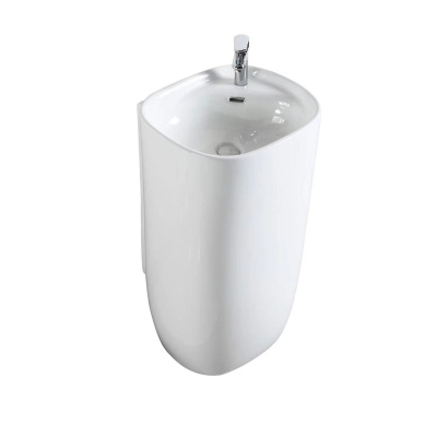 Раковина керамическая Vincea VBS-2P202, 500*460*880, напольная, цвет белый фото в интернет-магазине Русалия