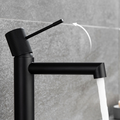 Смеситель для раковины Desire VBF-1D1MB однорычажный, черный Vincea фото в интернет-магазине Русалия