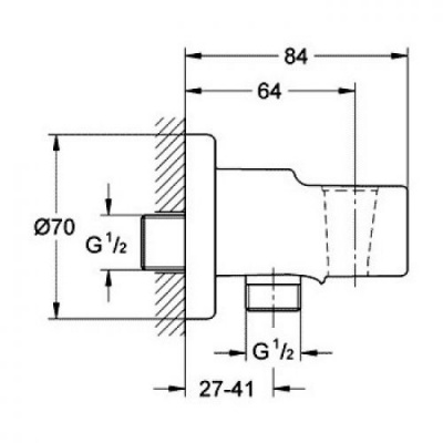 Гигиенический комплект BauLoop 124896 Grohe фото в интернет-магазине Русалия