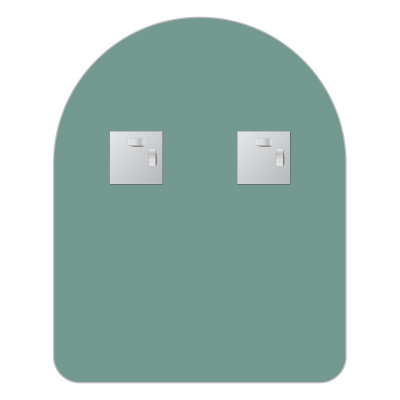 Зеркало настенное Primary EVOFORM 40х50 см, BY 0001 фото в интернет-магазине Русалия