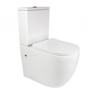 BOND F01-00 Унитаз напольный безободковый с сиденьем микролифт фото в интернет-магазине Русалия