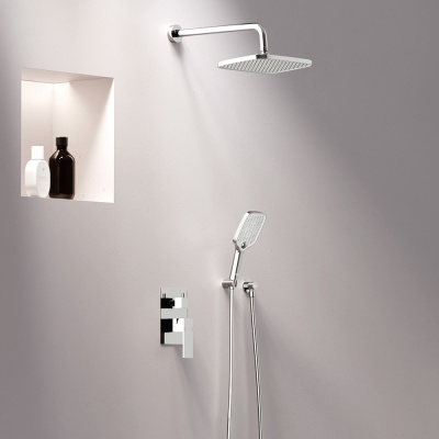 953520000 Gala встраиваемая душевая система с ванно-душевым смесителем, хром Damixa фото в интернет-магазине Русалия