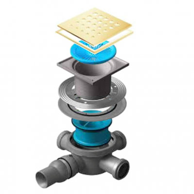 Точечный трап Pestan Confluo Standard 15х15 Drops Mask Gold (13000150) фото в интернет-магазине Русалия