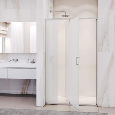 Душевая дверь RGW PA-008 1200, стекло матовое-сатинат, профиль хром фото в интернет-магазине Русалия