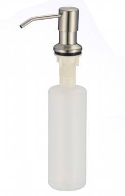 Дозатор жидкого мыла встраиваемый S-ZY001L матовый хром Savol фото в интернет-магазине Русалия