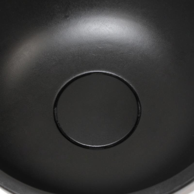 Раковина накладная бетонная Uperwood Belfast 30х30х13,5 см, круглая, черная 2092020327 фото в интернет-магазине Русалия