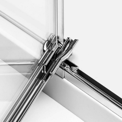 Дверь в нишу NEW TRENDY AVEXA 140x200 EXK-1454 (хром) фото в интернет-магазине Русалия