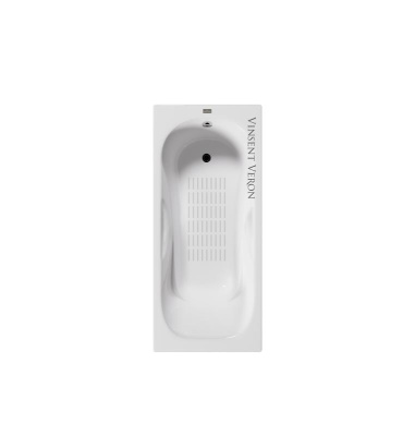Ванна чугунная Vinsent Veron Aura 150x75x42 с антискользящим покрытием VAU1507542-AS фото в интернет-магазине Русалия