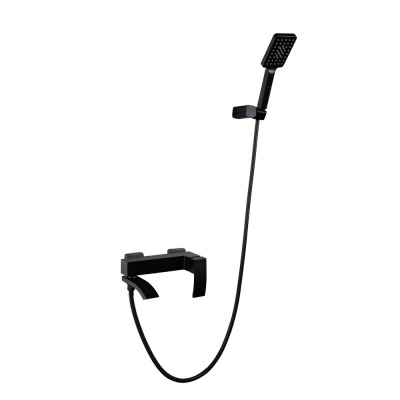 Смеситель для ванны FILARETE Waterfall FL2110BL, черный фото в интернет-магазине Русалия