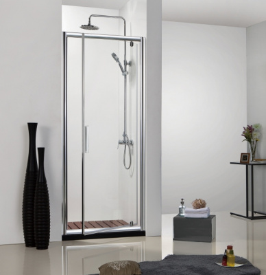 Распашная дверь для душа Drop 100 BD100.4110A Bravat фото в интернет-магазине Русалия