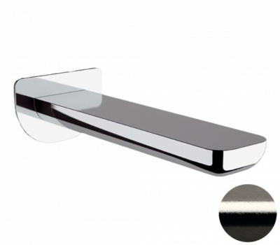 Излив настенный 18 см Remer Infinity 91INP, никель брашированный фото в интернет-магазине Русалия