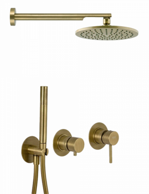 Душевая система Remer X Style X96S02OVO, бронза фото в интернет-магазине Русалия