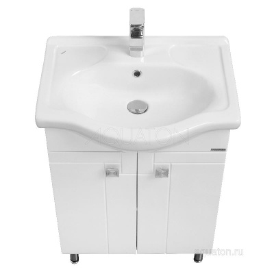 Тумба под раковину AQUATON Фиджи 60 белый 1A179601FG010 фото в интернет-магазине Русалия