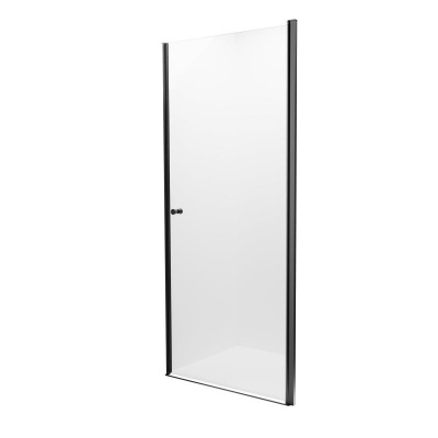 Дверь в нишу NEW TRENDY SUPERIA BLACK 80x195 D-0332A фото в интернет-магазине Русалия