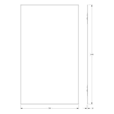 Зеркало настенное с фацетом Standard EVOFORM 70x120 см, BY 0241 фото в интернет-магазине Русалия
