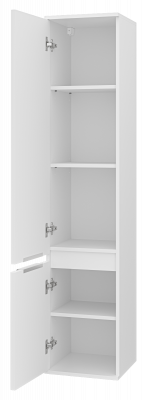 Шкаф - пенал Enfida 35 универсальный левый (белый) ENF-05035-010L Brevita фото в интернет-магазине Русалия