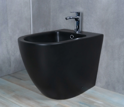 Биде напольное Gid BDN-36BM 21107 черный матовый 56x36.5x42 фото в интернет-магазине Русалия
