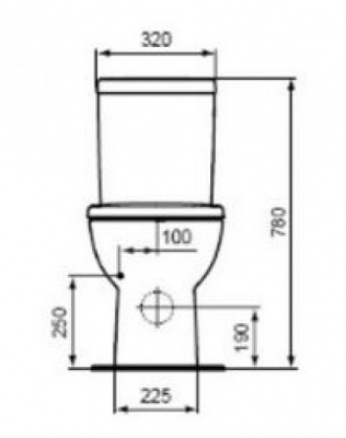 Унитаз с бачком Tempo T331201+T427301 Ideal Standard фото в интернет-магазине Русалия