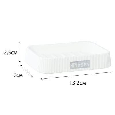 Мыльница FIXSEN WHITE WOOD FX-402-4, белый фото в интернет-магазине Русалия