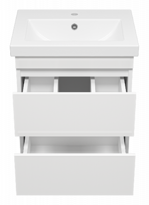 Тумба Енисей 50 подвесная с раковиной Cersanit Como 50 Misty фото в интернет-магазине Русалия