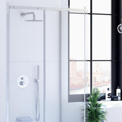 Термостатическая душевая система скрытого монтажа EXCELLENT Pi AREX.SET.1248CR (хром) фото в интернет-магазине Русалия