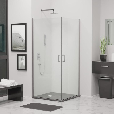 Душевой уголок RGW LE-30 800x800, профиль хром, стекло прозрачное фото в интернет-магазине Русалия