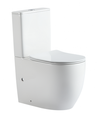 Напольный унитаз ceramalux TR2177 Tornado белый фото в интернет-магазине Русалия