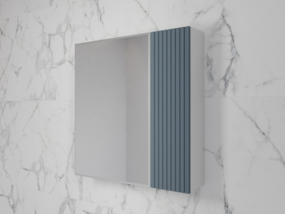 Зеркальный шкаф «Стокгольм» 70 см графит софт ЛС-00002323 Style Line фото в интернет-магазине Русалия