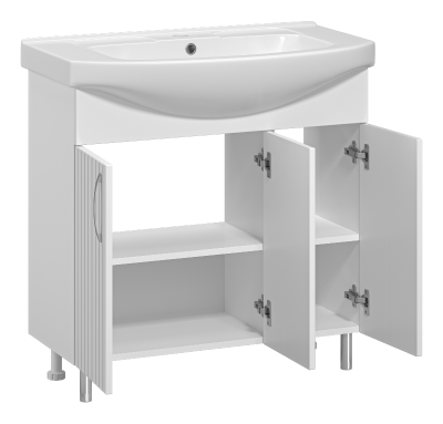 Тумба Изео 85 с раковиной Днепрокерамика Изео 85 Misty фото в интернет-магазине Русалия