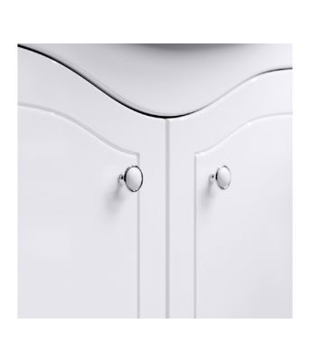 Напольная тумба 85 Franchesca белый FR0108 + умывальник Стиль 850 4620008197357 Aqwella фото в интернет-магазине Русалия