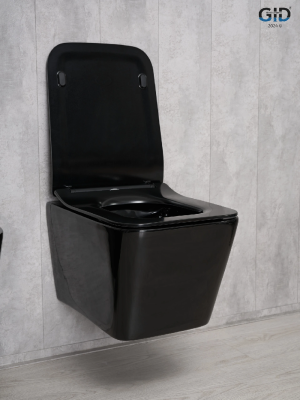 Унитаз подвесной Gid Tr2144BL 62224Y черная глянцевая 52x36x33.5 фото в интернет-магазине Русалия