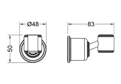 Держатель ручного душа AQUATEK, матовый черный AQ2407MB КЛАССИК фото в интернет-магазине Русалия