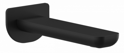 Излив настенный 18 см Remer Infinity 91INO, черный матовый фото в интернет-магазине Русалия