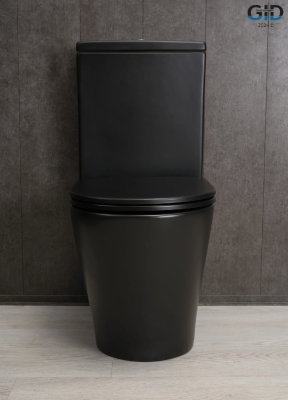 Унитаз напольный Gid Tn2189Bm 62248Y черный матовый 64.5x38.5x82.5 фото в интернет-магазине Русалия