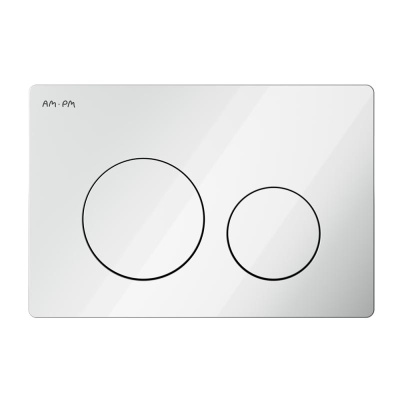 I090101 PrimeFit L, клавиша для инсталляции пластик, белый глянцевый Am.Pm фото в интернет-магазине Русалия