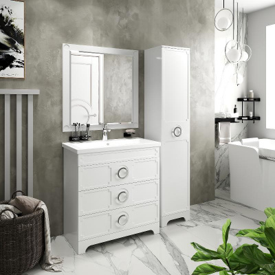 Тумба Лейла 100 с раковиной Misty EVVA 100 Misty фото в интернет-магазине Русалия