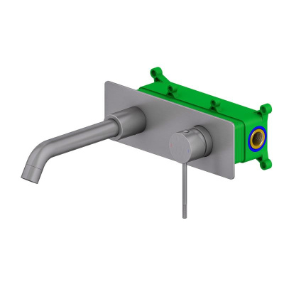 Смеситель для раковины встроенный Timo Saona (2371/18SM) черное золото фото в интернет-магазине Русалия