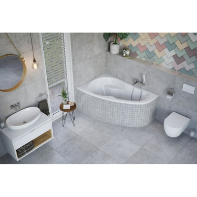 Акриловая ванна EXCELLENT Newa 160x95 (лев.)  WAEX.NEL16WH фото в интернет-магазине Русалия