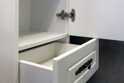 COMFORTY. Шкаф-колонна "Севилья-35" слоновая кость фото в интернет-магазине Русалия