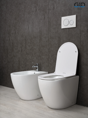 Биде напольное Gid BDN-36 21106 белый 56x36.5x42 фото в интернет-магазине Русалия