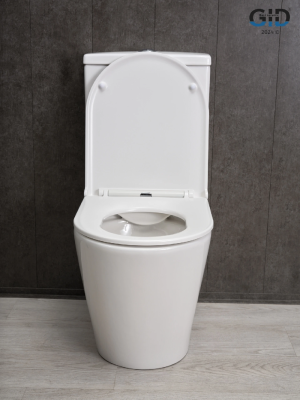 Унитаз напольный Gid Tn2189 62247Y белый 64x37x82 фото в интернет-магазине Русалия