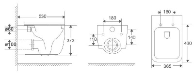 Сет AZARIO NEW Инсталляция для подвесного унитаза 3/6л + Подвесной унитаз FLAVIA слив "Торнадо" безободковый, с быстросъемным сиденьем микролифт (AZ-501A+AZ-0076 UQ1) фото в интернет-магазине Русалия
