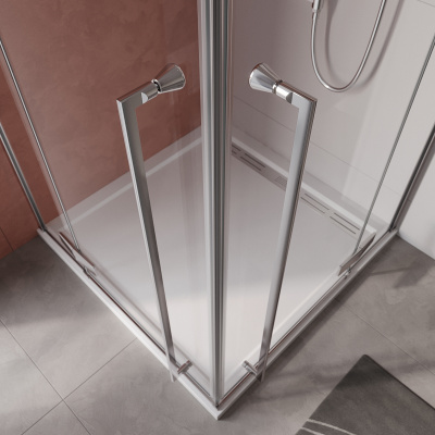 Душевой уголок Cezares LINER-AH-2-120/90-C-Cr-R фото в интернет-магазине Русалия