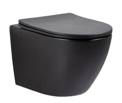 Унитаз подвесной Tornado Gid Tr2122TF-Bm 62261Y черный матовый 49x36x36 фото в интернет-магазине Русалия