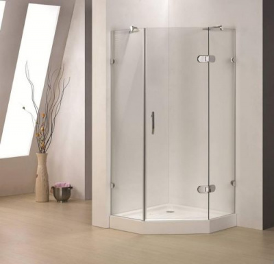 Душевой уголок с поддоном 100 BY-839 Timo фото в интернет-магазине Русалия