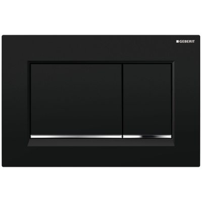 Клавиша смыва Geberit 115.883.KM.1 Sigma 30, черная Geberit фото в интернет-магазине Русалия