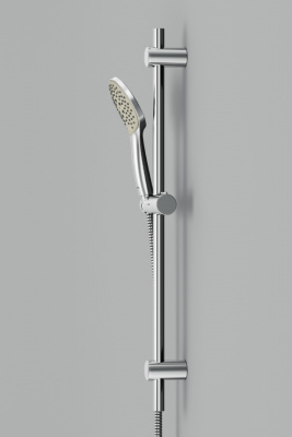 F0190000 Gem душ.комплект: ручн.душ 1 ф-ция d 110 мм, штанга 700, шланг 1 750 мм, хром, шт. фото в интернет-магазине Русалия