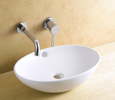 Раковина накладная овальная D1104 CeramaLux фото в интернет-магазине Русалия